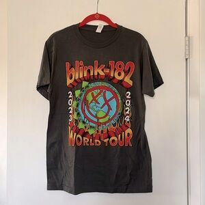 Blink-182 2023 World Tour Earth Flames Shirt